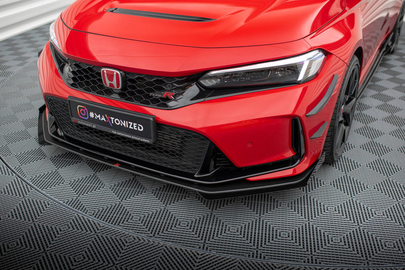 Maxton Design Street Pro Splitter + Flaps + Flaps Honda Civic Type-R Mk 11