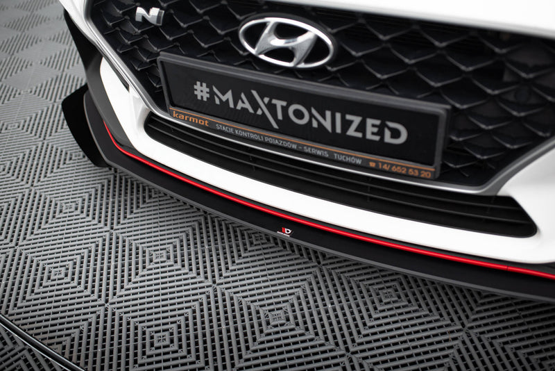 Maxton Design Street Pro Splitter + Flaps Hyundai I30 N Mk3 Hatchback / Fastback