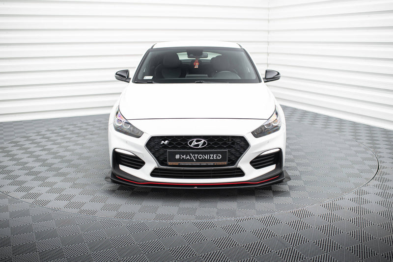 Maxton Design Street Pro Splitter + Flaps Hyundai I30 N Mk3 Hatchback / Fastback
