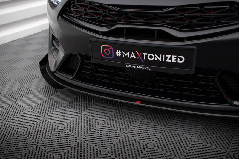 Maxton Design Street Pro Splitter + Flaps + Flaps for Kia Proceed GT Mk3 Facelift / Ceed GT / GT-Line Mk1 Facelift