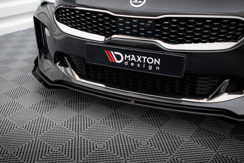 Maxton Design Street Pro Splitter + Flaps + Flaps for Kia Stinger GT / GT-Line / Standard Mk1