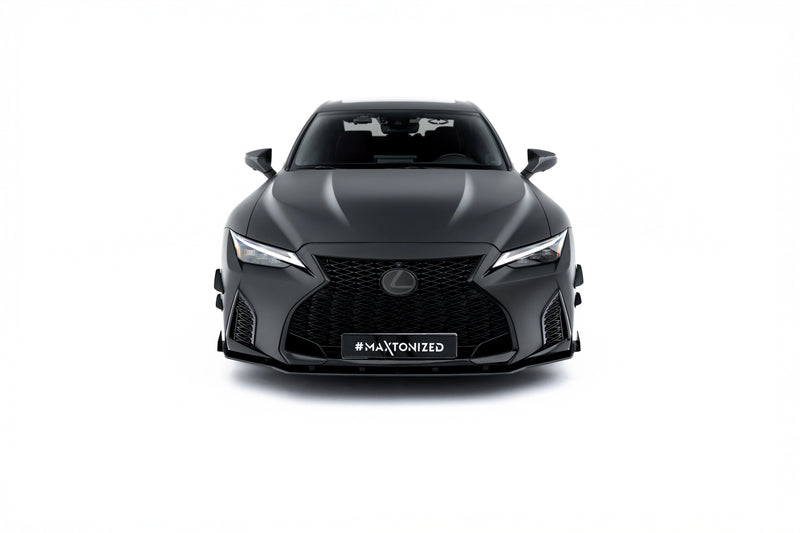 Maxton Design Street Pro Splitter + Flaps + Flaps Lexus IS 500 Mk3 Facelift 2 (XE30)