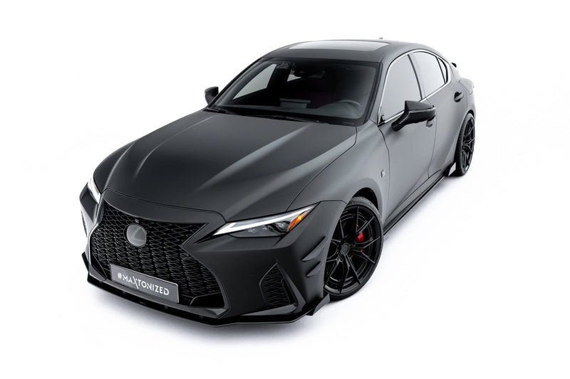 Maxton Design Street Pro Splitter + Flaps + Flaps Lexus IS 500 Mk3 Facelift 2 (XE30)