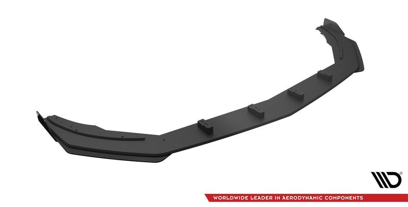 Maxton Design Street Pro Splitter + Flaps + Flaps for Mercedes A35 AMG / AMG-Line Aero Pack W177