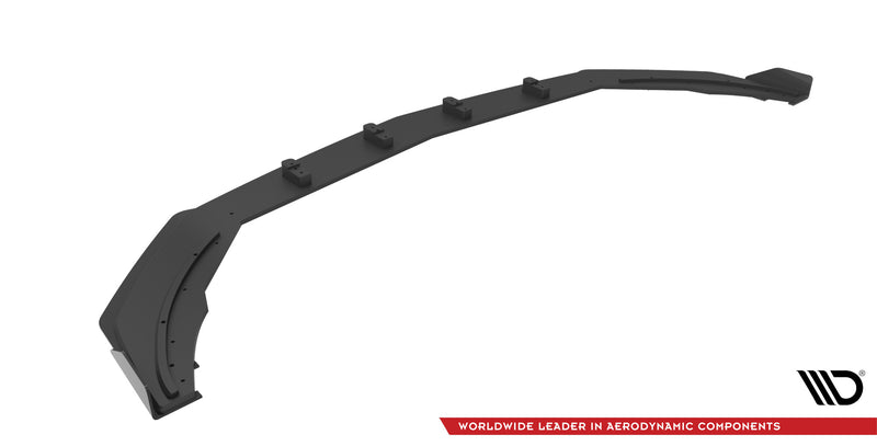 Maxton Design Street Pro Splitter + Flaps + Flaps for Mercedes A35 AMG / AMG-Line Aero Pack W177