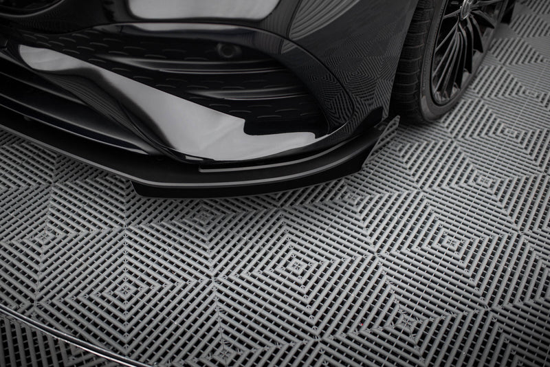 Maxton Design Street Pro Splitter + Flaps + Flaps for Mercedes-AMG A35 W177 Facelift