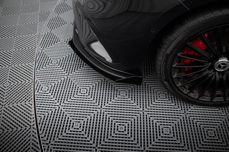 Maxton Design Street Pro Splitter + Flaps + Flaps for Mercedes-AMG A35 W177 Facelift