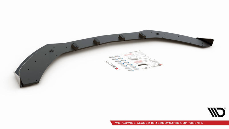 Maxton Design Street Pro Splitter + Flaps Mercedes-AMG C43 / AMG-Line Coupe C205
