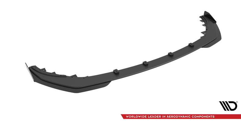 Maxton Design Street Pro Splitter + Flaps + Flaps for Mercedes-AMG C43 Coupe / Cabrio C205 Facelift / A205 Facelift
