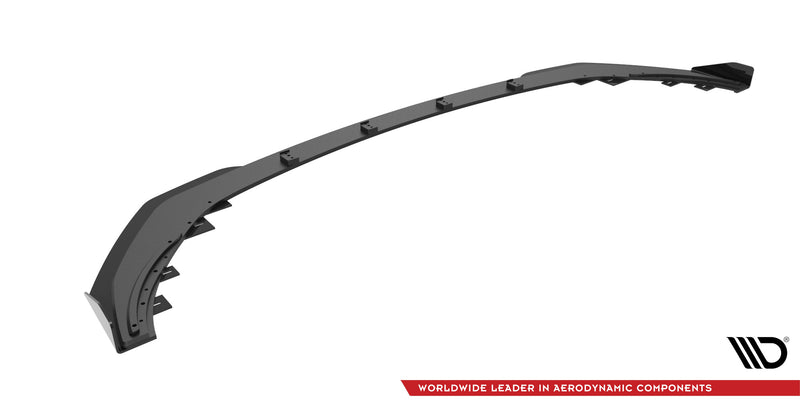Maxton Design Street Pro Splitter + Flaps + Flaps for Mercedes-AMG C43 Coupe / Cabrio C205 Facelift / A205 Facelift