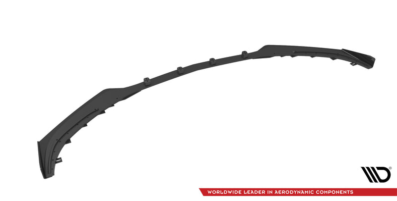 Maxton Design Street Pro Splitter + Flaps + Flaps for Mercedes-AMG C63 Sedan / Estate W205 Facelift