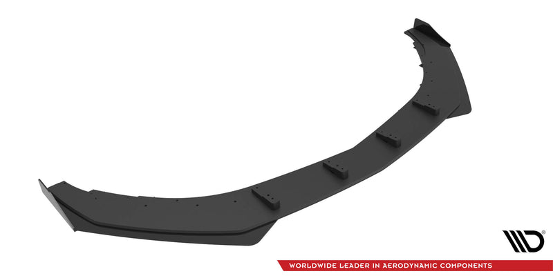 Maxton Design Street Pro Splitter + Flaps + Flaps for Mercedes-AMG CLA 45 Aero C117 Facelift