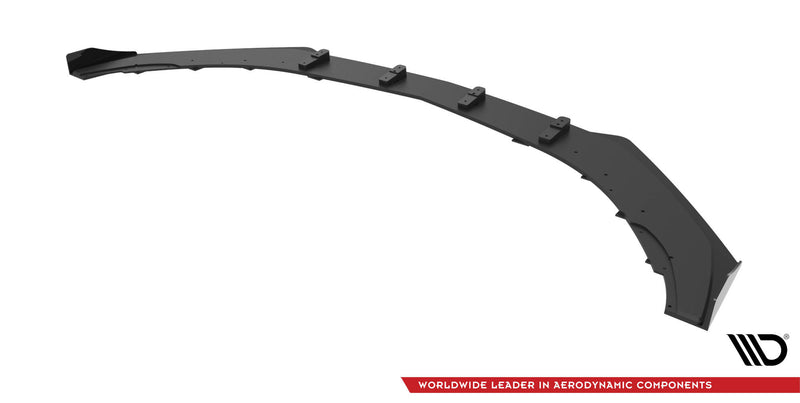 Maxton Design Street Pro Splitter + Flaps + Flaps for Mercedes-AMG CLA 45 Aero C117 Facelift