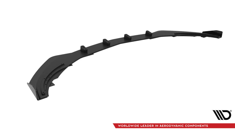 Maxton Design Street Pro Splitter + Flaps + Flaps for Mercedes-Benz A AMG-Line W176 Facelift