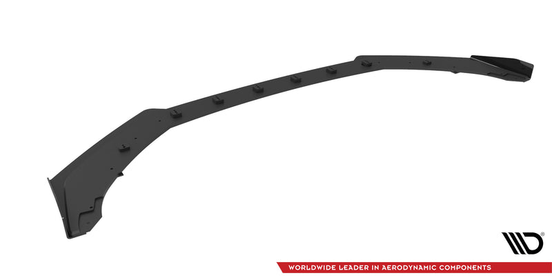 Maxton Design Street Pro Splitter + Flaps + Flaps for Peugeot 208 GT Mk2