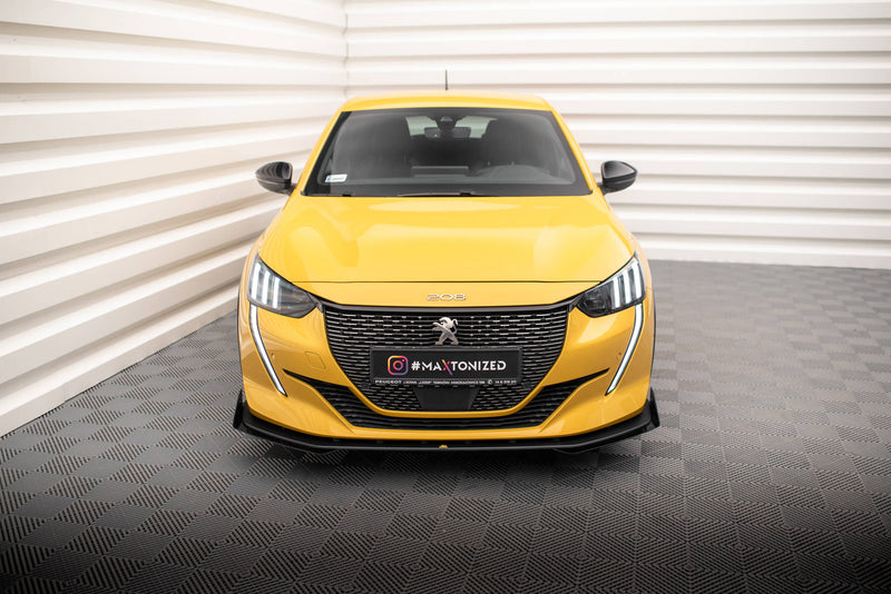 Maxton Design Street Pro Splitter + Flaps + Flaps for Peugeot 208 GT Mk2