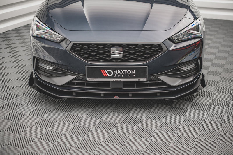 Maxton Design Street Pro Splitter + Flaps Seat Leon FR Mk4