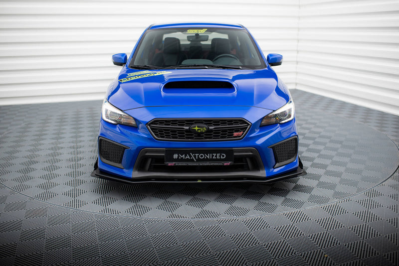 Maxton Design Street Pro Splitter + Flaps + Flaps for Subaru WRX STI Mk1 Facelift