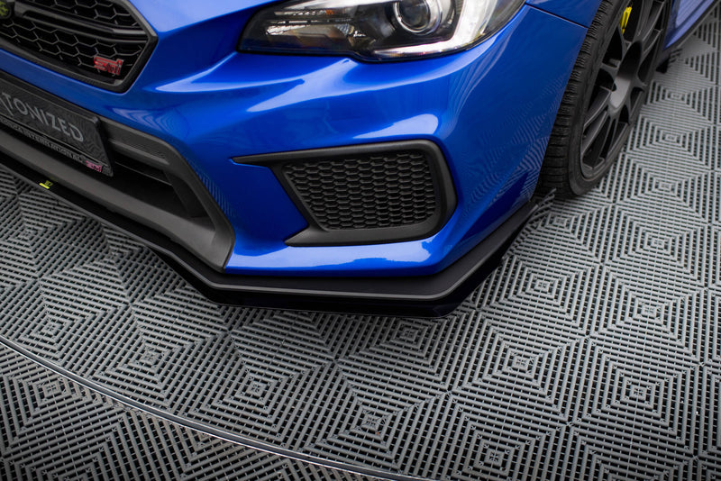 Maxton Design Street Pro Splitter + Flaps + Flaps for Subaru WRX STI Mk1 Facelift