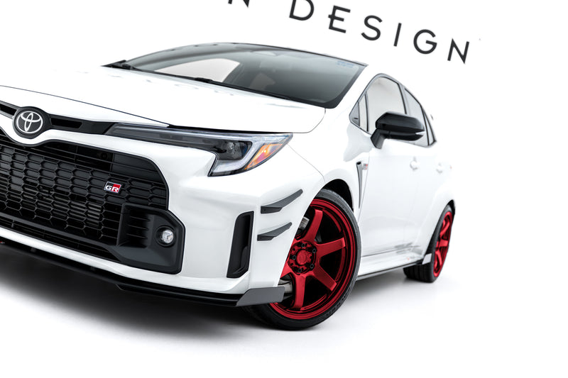 Maxton Design Street Pro Splitter + Flaps + Flaps for Toyota GR Corolla Mk12