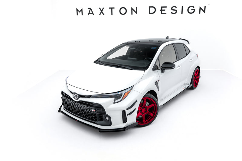 Maxton Design Street Pro Splitter + Flaps + Flaps for Toyota GR Corolla Mk12