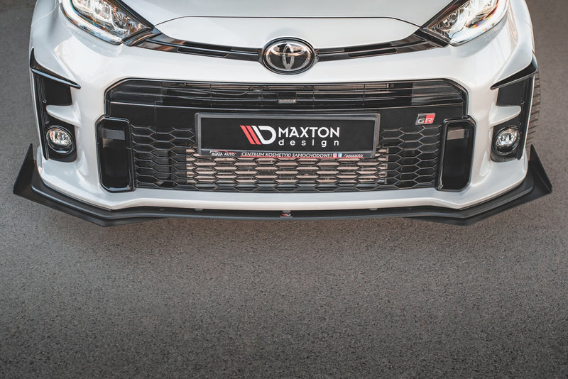 Maxton Design Street Pro Splitter + Flaps Toyota GR Yaris Mk4