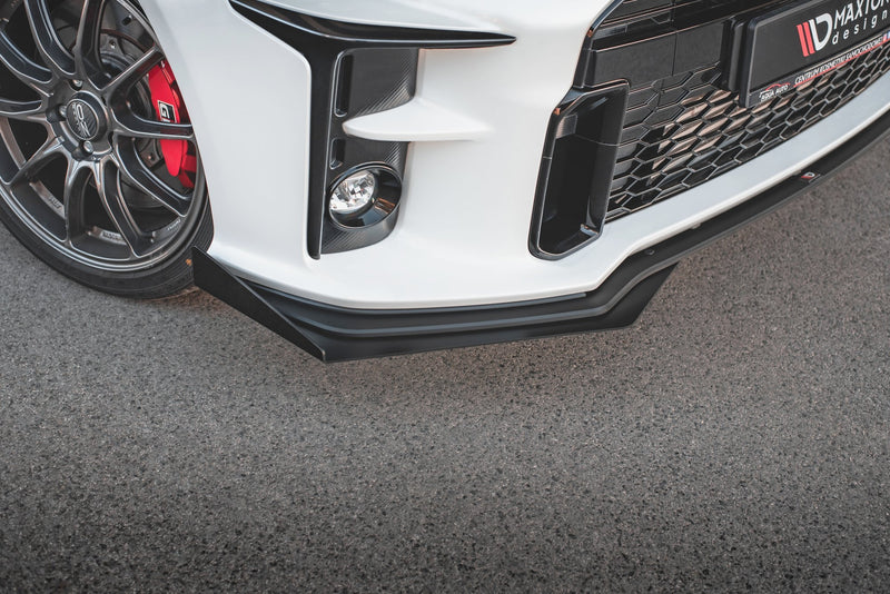 Maxton Design Street Pro Splitter + Flaps Toyota GR Yaris Mk4