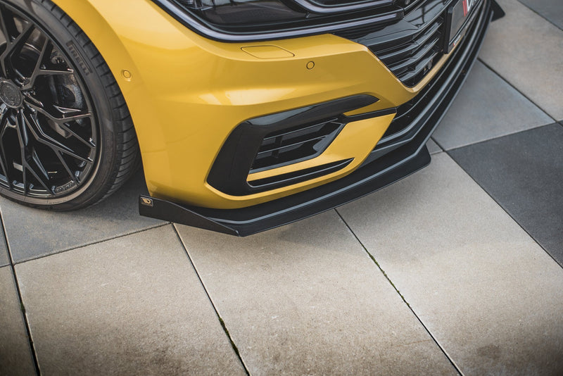 Maxton Design Street Pro Splitter + Flaps Volkswagen Arteon R-Line