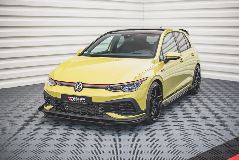 Maxton Design Street Pro Splitter + Flaps Volkswagen Golf GTI Clubsport Mk8
