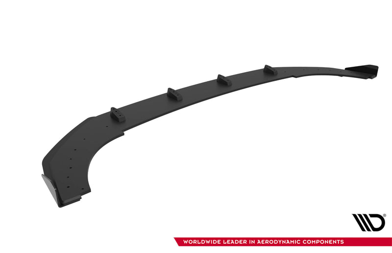 Maxton Design Street Pro Splitter + Flaps + Flaps for Volkswagen Golf GTI Clubsport Mk8 Facelift