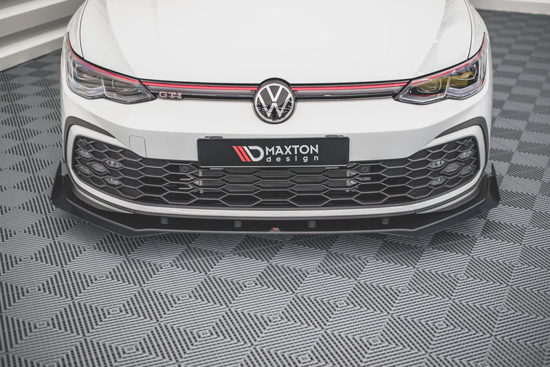 Maxton Design Street Pro Splitter + Flaps Volkswagen Golf GTI / GTE / GTD / R-Line Mk8