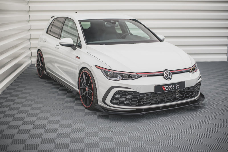 Maxton Design Street Pro Splitter + Flaps Volkswagen Golf GTI / GTE / GTD / R-Line Mk8