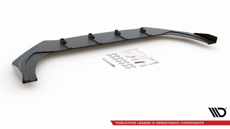 Maxton Design Street Pro Splitter + Flaps Volkswagen Golf GTI / GTE / GTD / R-Line Mk8