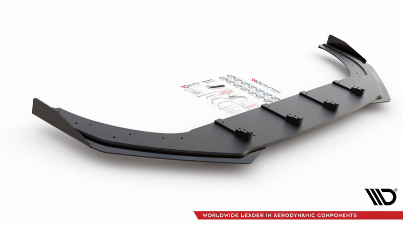 Maxton Design Street Pro Splitter + Flaps Volkswagen Golf GTI / GTE / GTD / R-Line Mk8