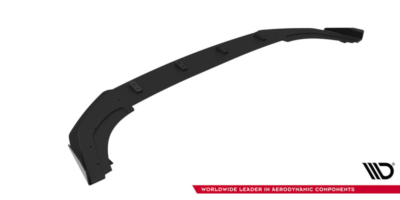 Maxton Design Street Pro Splitter + Flaps for Volkswagen Golf GTI / GTE / R-Line Mk8 Facelift