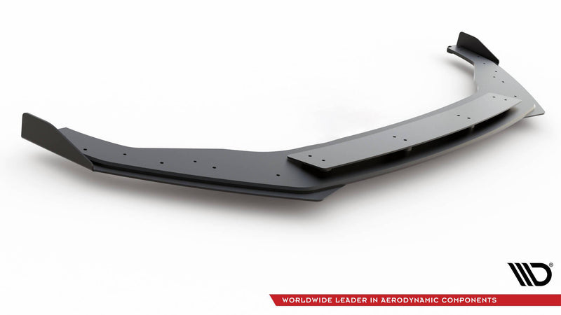 Maxton Design Street Pro Splitter + Flaps Volkswagen Golf R / R-Line Mk7 Facelift