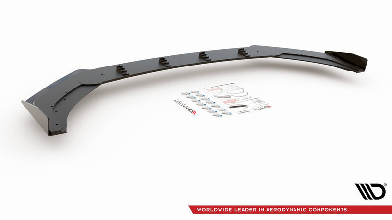Maxton Design Street Pro Splitter + Flaps Volkswagen Polo GTI Mk6