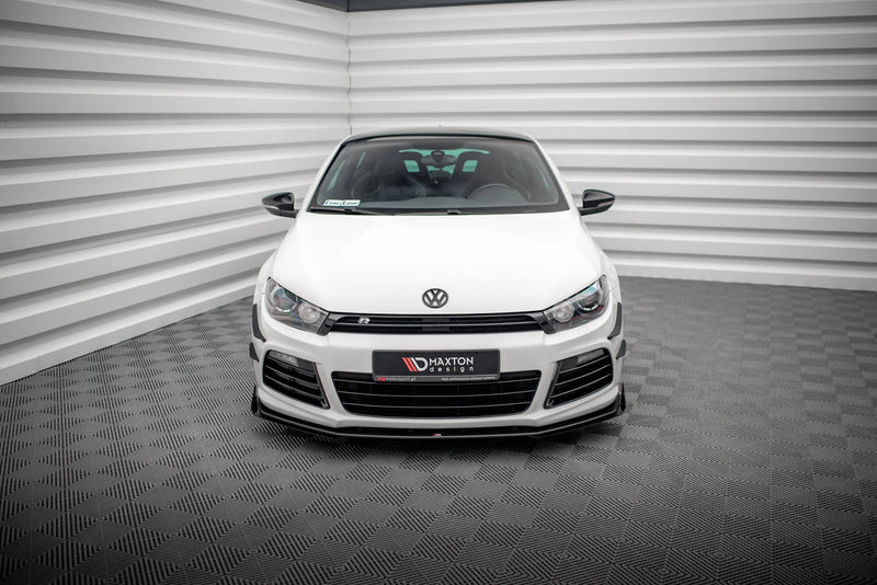 Maxton Design Street Pro Splitter + Flaps + Flaps for Volkswagen Scirocco R Mk3