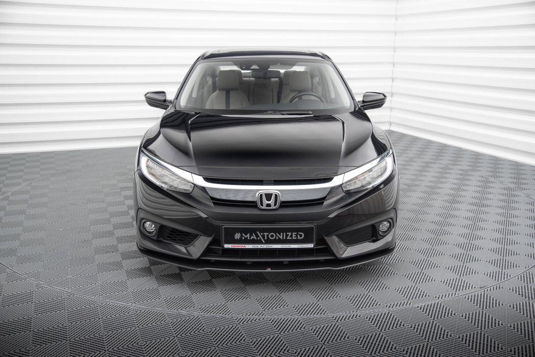 Maxton Design Street Pro Splitter Honda Civic Sedan Mk10