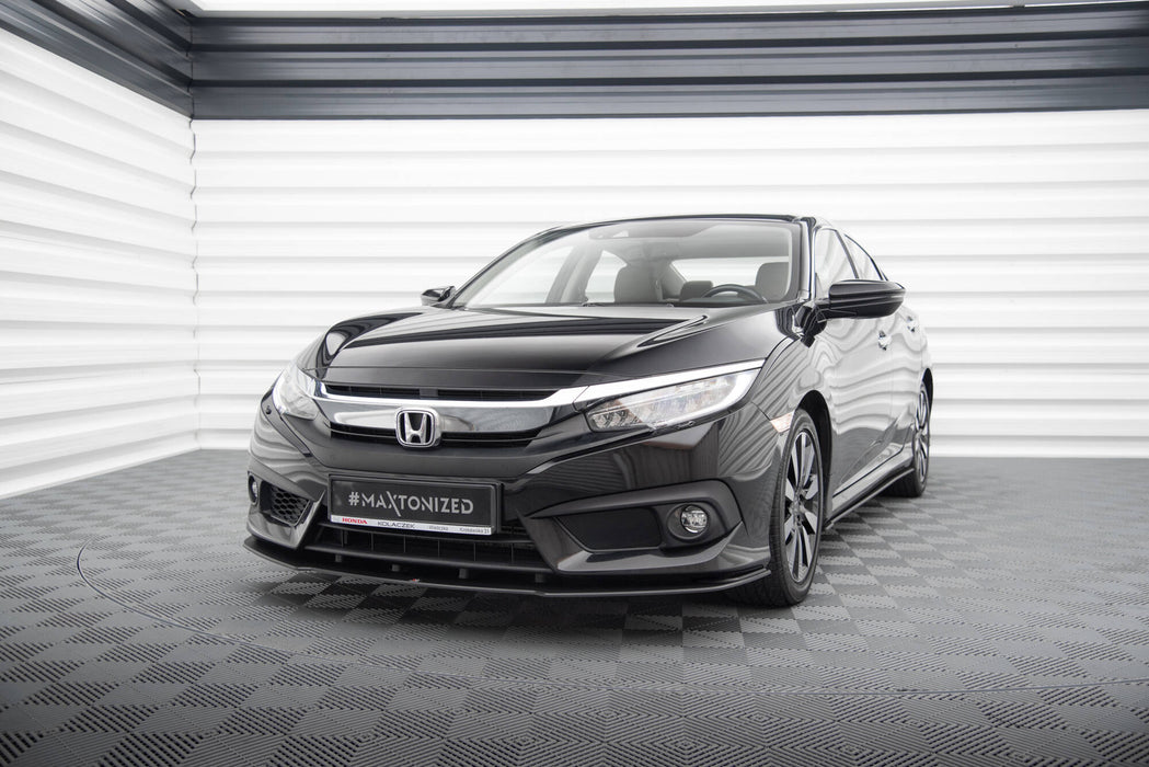 Maxton Design Street Pro Splitter Honda Civic Sedan Mk10
