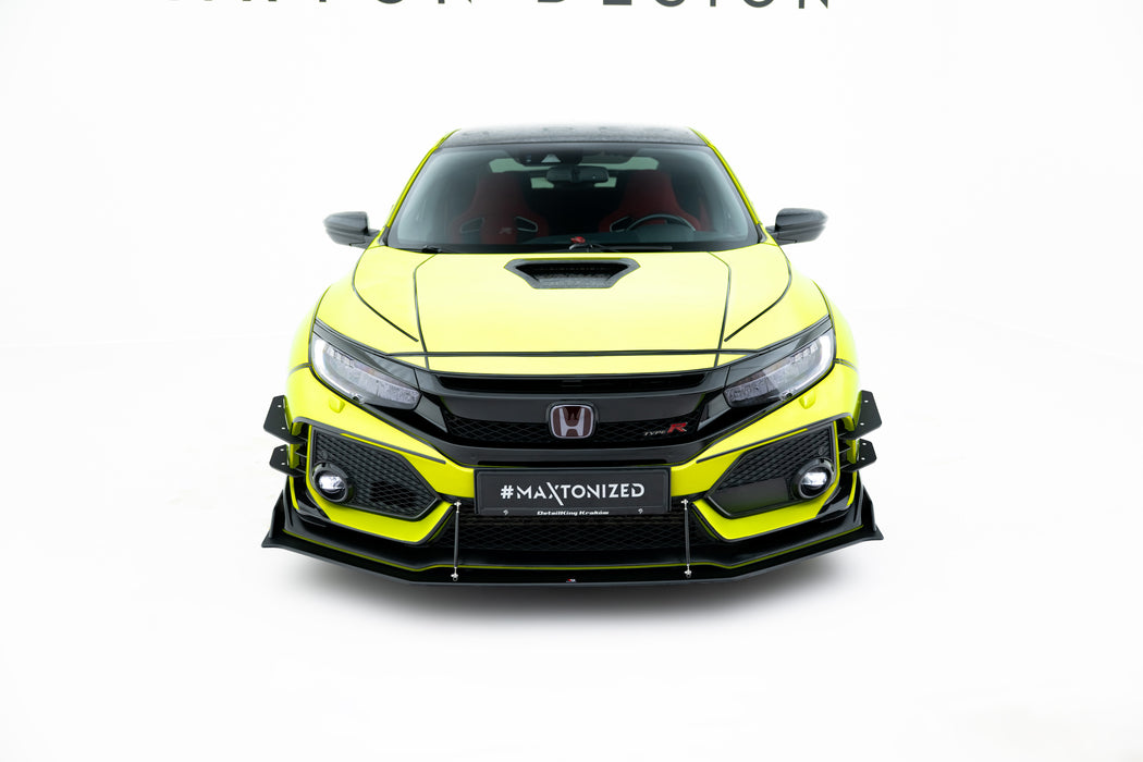 Maxton Design Street Pro Splitter Honda Civic Type R Mk10