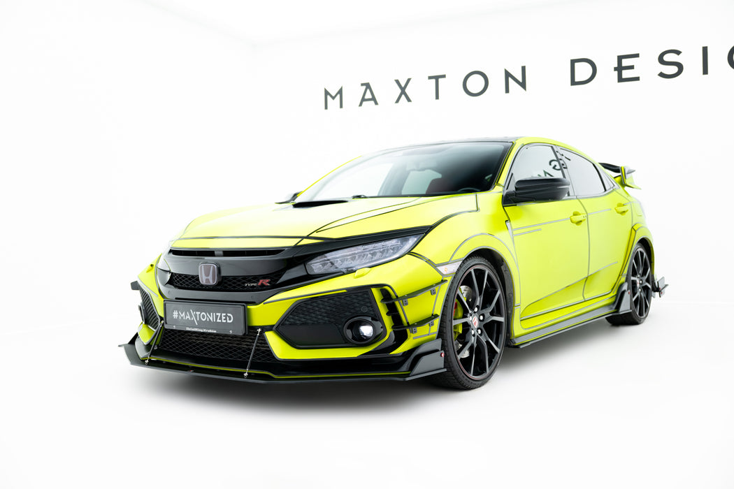 Maxton Design Street Pro Splitter Honda Civic Type R Mk10