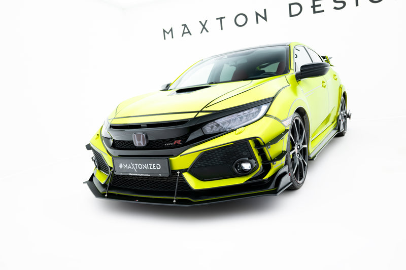 Maxton Design Street Pro Splitter Honda Civic Type-R Mk10 / Mk10 Facelift