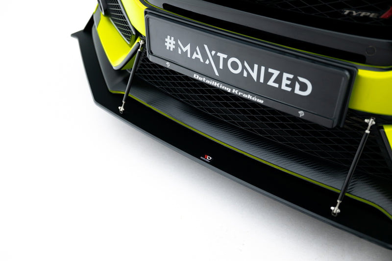 Maxton Design Street Pro Splitter Honda Civic Type-R Mk10 / Mk10 Facelift