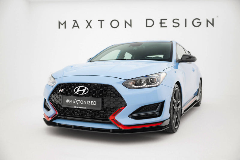 Maxton Design Street Pro Splitter for Hyundai Veloster N Mk2