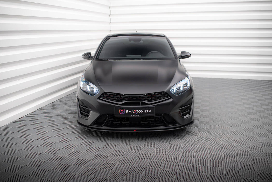 Maxton Design Street Pro Splitter Kia Proceed GT Mk3 Facelift / Ceed GT / GT - Line Mk1 Facelift