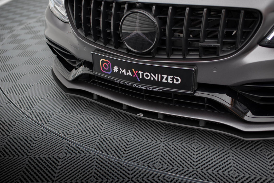 Maxton Design Street Pro Splitter Mercedes-AMG C63 Sedan / Estate W205 Facelift