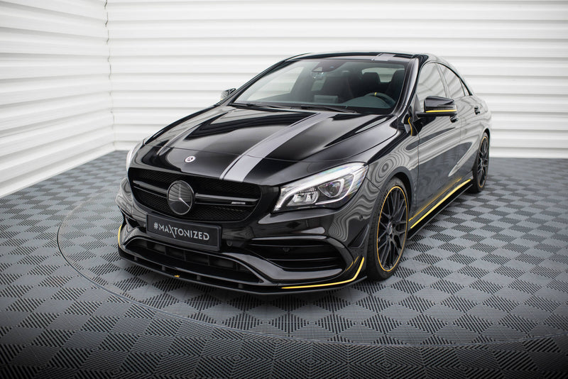 Maxton Design Street Pro Splitter for Mercedes-AMG CLA 45 Aero C117 Facelift