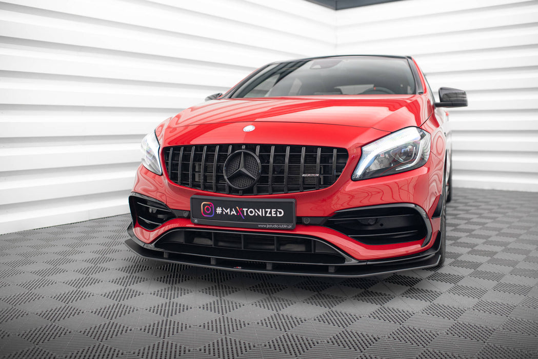 Maxton Design Street Pro Splitter Mercedes-Benz A 45 AMG Aero W176 Facelift