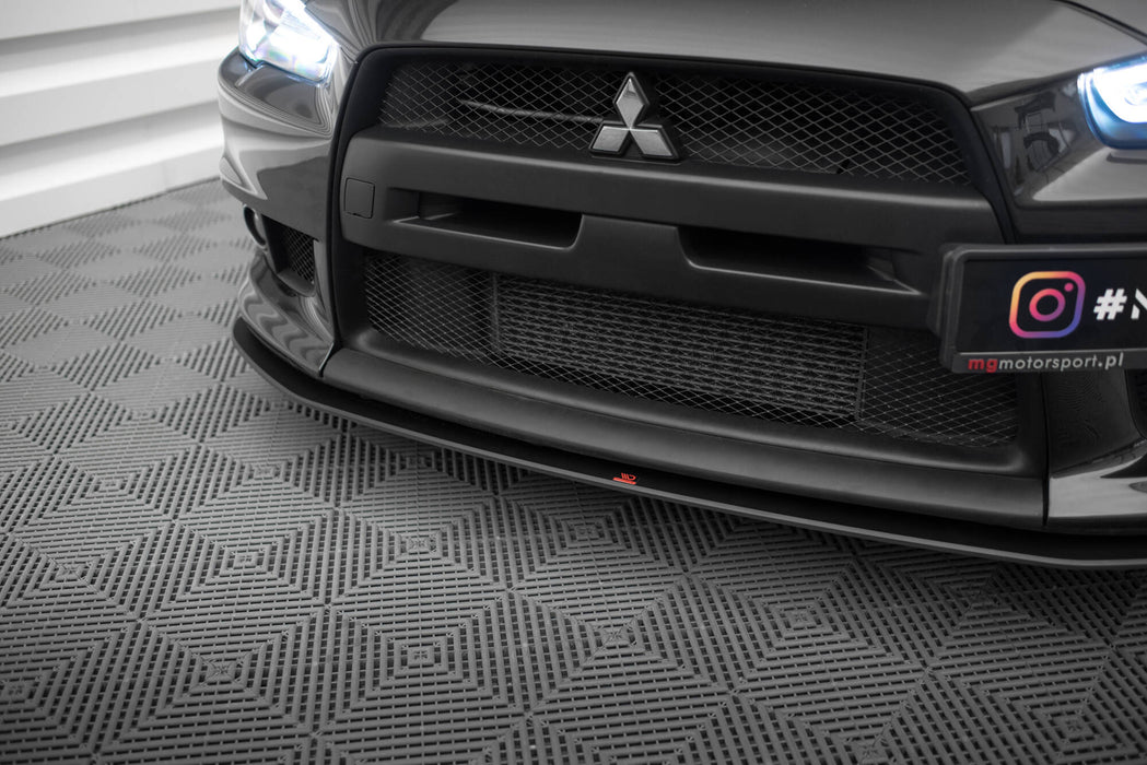 Maxton Design Street Pro Splitter Mitsubishi Lancer EVO X